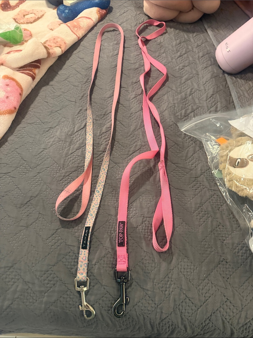 Top Paw Pink Kids' Dual-Style Leashes